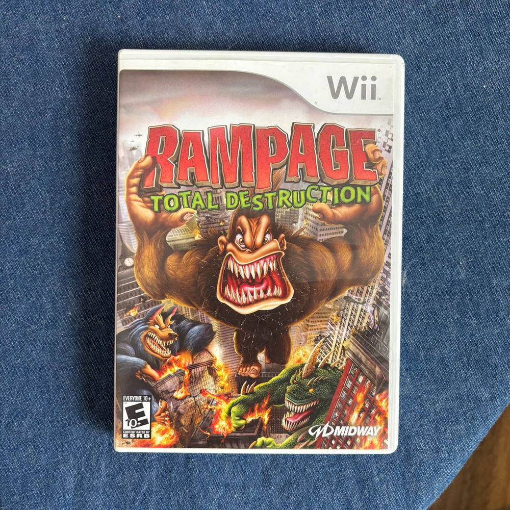 Nintendo Wii Rampage Total Destruction Video Game